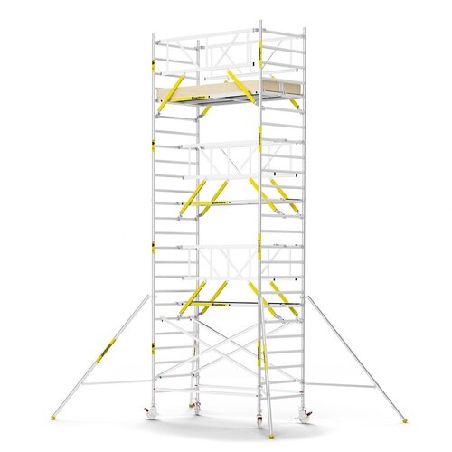 MAANDDEAL: Panthera PRO met dubbele voorloopleuning 135x245x8,2m werkhoogte carbon vloer