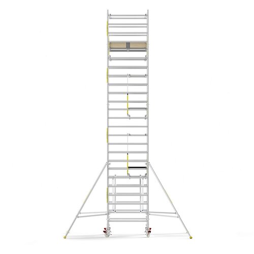 MAANDDEAL: Panthera PRO met dubbele voorloopleuning 135x245x8,2m werkhoogte carbon vloer