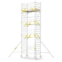 MAANDDEAL: Panthera PRO met dubbele voorloopleuning 135x245x9,2m werkhoogte carbon vloer