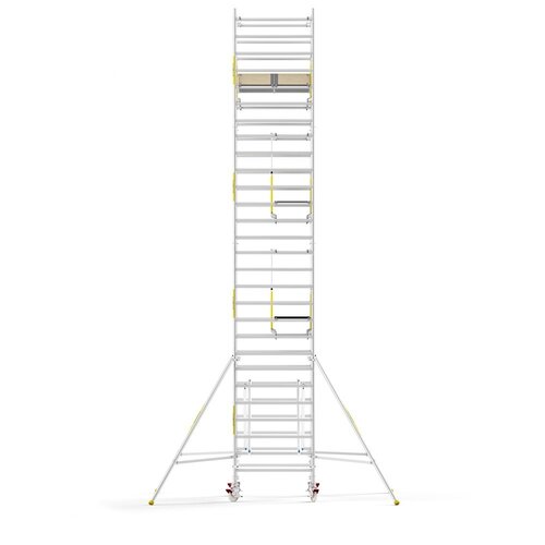 MAANDDEAL: Panthera PRO met dubbele voorloopleuning 135x245x9,2m werkhoogte carbon vloer