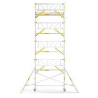 MAANDDEAL: Panthera PRO met dubbele voorloopleuning 135x305x10,2m werkhoogte carbon vloer