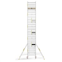 MAANDDEAL: Panthera PRO met dubbele voorloopleuning 135x305x10,2m werkhoogte carbon vloer