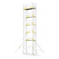 MAANDDEAL: Panthera PRO met dubbele voorloopleuning 135x305x13,2m werkhoogte carbon vloer