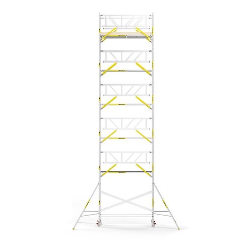 MAANDDEAL: Panthera PRO met dubbele voorloopleuning 135x305x13,2m werkhoogte carbon vloer