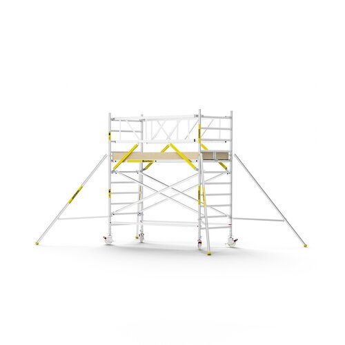 MAANDDEAL: Panthera PRO met dubbele voorloopleuning 135x305x4,2m werkhoogte carbon vloer