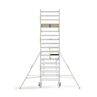 MAANDDEAL: Panthera PRO met dubbele voorloopleuning 135x305x6,2m werkhoogte carbon vloer