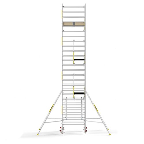 MAANDDEAL: Panthera PRO met dubbele voorloopleuning 135x305x8,2m werkhoogte carbon vloer