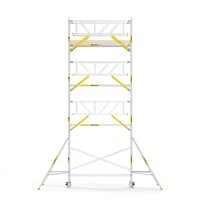 MAANDDEAL: Panthera PRO met dubbele voorloopleuning 135x305x9,2m werkhoogte carbon vloer