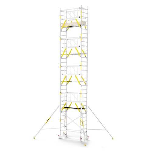 MAANDDEAL: Panthera PRO met dubbele voorloopleuning 75x185x10,2m werkhoogte carbon vloer