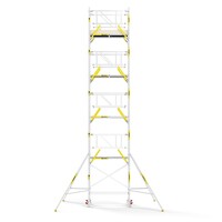 MAANDDEAL: Panthera PRO met dubbele voorloopleuning 75x185x10,2m werkhoogte carbon vloer