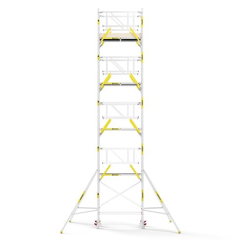 MAANDDEAL: Panthera PRO met dubbele voorloopleuning 75x185x10,2m werkhoogte carbon vloer