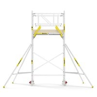 MAANDDEAL: Panthera PRO met dubbele voorloopleuning 75x185x5,2m werkhoogte carbon vloer