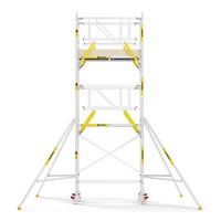 MAANDDEAL: Panthera PRO met dubbele voorloopleuning 75x185x6,2m werkhoogte carbon vloer