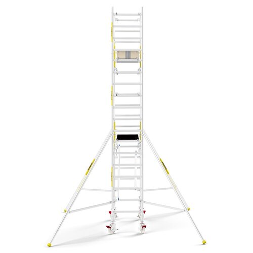 MAANDDEAL: Panthera PRO met dubbele voorloopleuning 75x185x6,2m werkhoogte carbon vloer