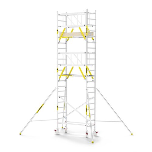MAANDDEAL: Panthera PRO met dubbele voorloopleuning 75x185x7,2m werkhoogte