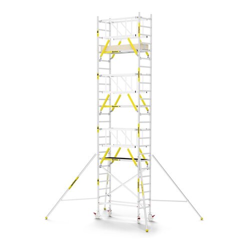MAANDDEAL: Panthera PRO met dubbele voorloopleuning 75x185x8,2m werkhoogte carbon vloer