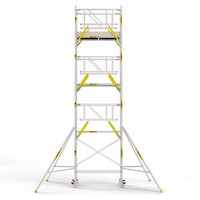 MAANDDEAL: Panthera PRO met dubbele voorloopleuning 75x185x8,2m werkhoogte carbon vloer