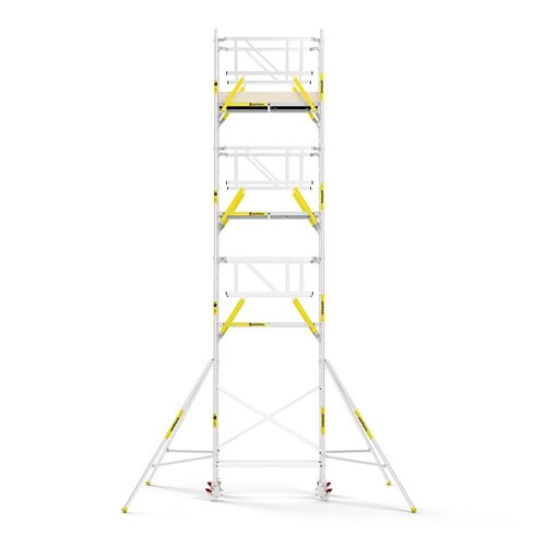 MAANDDEAL: Panthera PRO met dubbele voorloopleuning 75x185x9,2m werkhoogte