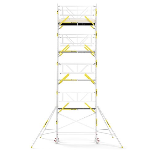 MAANDDEAL: Panthera PRO met dubbele voorloopleuning 75x245x10,2m werkhoogte carbon vloer
