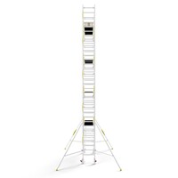 MAANDDEAL: Panthera PRO met dubbele voorloopleuning 75x245x10,2m werkhoogte carbon vloer