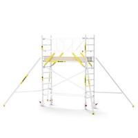 MAANDDEAL: Panthera PRO met dubbele voorloopleuning 75x245x4,2m werkhoogte carbon vloer