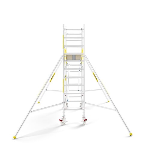 MAANDDEAL: Panthera PRO met dubbele voorloopleuning 75x245x4,2m werkhoogte carbon vloer