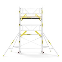 MAANDDEAL: Panthera PRO met dubbele voorloopleuning 75x245x6,2m werkhoogte carbon vloer