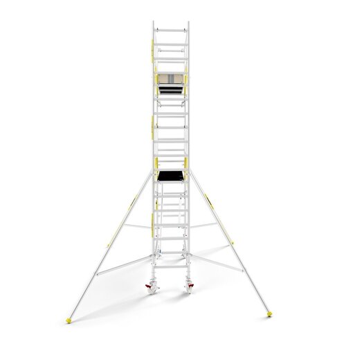 MAANDDEAL: Panthera PRO met dubbele voorloopleuning 75x245x6,2m werkhoogte carbon vloer