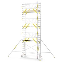 MAANDDEAL: Panthera PRO met dubbele voorloopleuning 75x245x8,2m werkhoogte carbon vloer