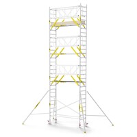 MAANDDEAL: Panthera PRO met dubbele voorloopleuning 75x245x9,2m werkhoogte