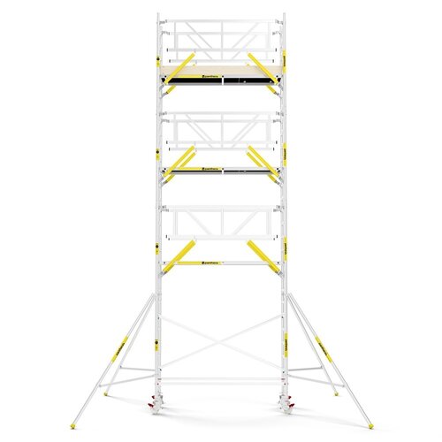 MAANDDEAL: Panthera PRO met dubbele voorloopleuning 75x245x9,2m werkhoogte