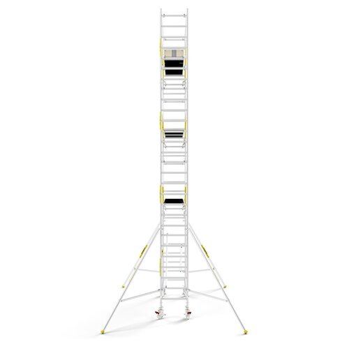 MAANDDEAL: Panthera PRO met dubbele voorloopleuning 75x245x9,2m werkhoogte carbon vloer