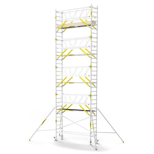 MAANDDEAL: Panthera PRO met dubbele voorloopleuning 75x305x10,2m werkhoogte carbon vloer