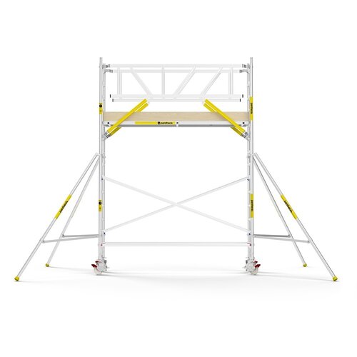 MAANDDEAL: Panthera PRO met dubbele voorloopleuning 75x305x5,2m werkhoogte