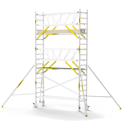 MAANDDEAL: Panthera PRO met dubbele voorloopleuning 75x305x6,2m werkhoogte