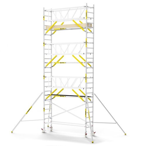 MAANDDEAL: Panthera PRO met dubbele voorloopleuning 75x305x8,2m werkhoogte carbon vloer