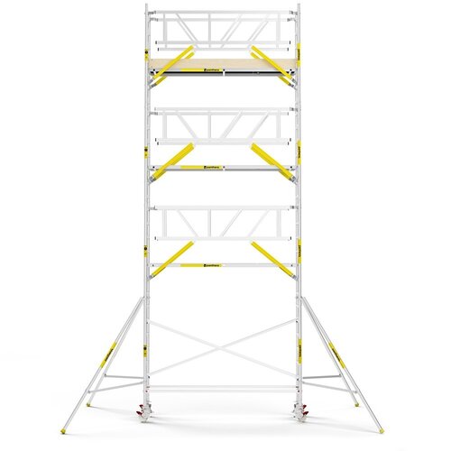 MAANDDEAL: Panthera PRO met dubbele voorloopleuning 75x305x9,2m werkhoogte carbon vloer