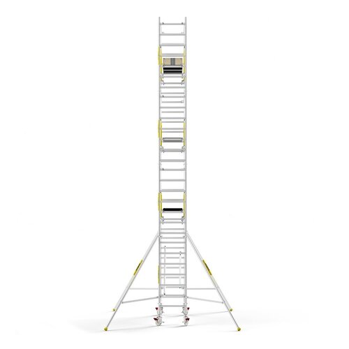 MAANDDEAL: Panthera PRO met dubbele voorloopleuning 75x305x9,2m werkhoogte carbon vloer