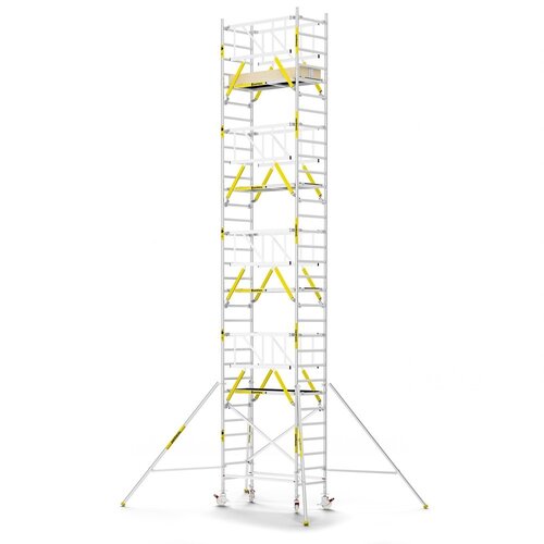 MAANDDEAL: Panthera PRO met dubbele voorloopleuning 90x185x10,2m werkhoogte carbon vloer