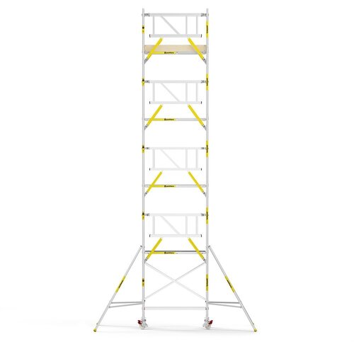 MAANDDEAL: Panthera PRO met dubbele voorloopleuning 90x185x10,2m werkhoogte carbon vloer