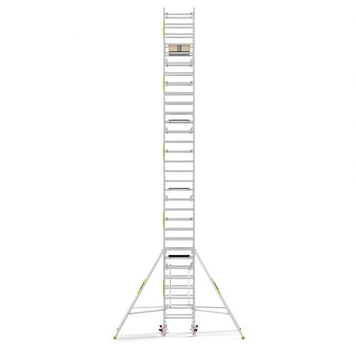 MAANDDEAL: Panthera PRO met dubbele voorloopleuning 90x185x10,2m werkhoogte carbon vloer