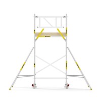 MAANDDEAL: Panthera PRO met dubbele voorloopleuning 90x185x5,2m werkhoogte carbon vloer