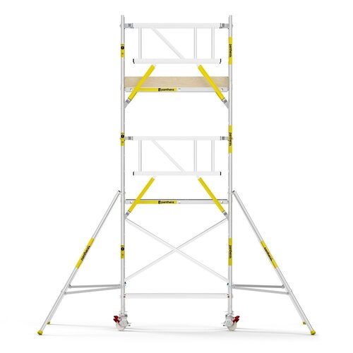 MAANDDEAL: Panthera PRO met dubbele voorloopleuning 90x185x6,2m werkhoogte