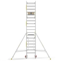 MAANDDEAL: Panthera PRO met dubbele voorloopleuning 90x185x6,2m werkhoogte carbon vloer