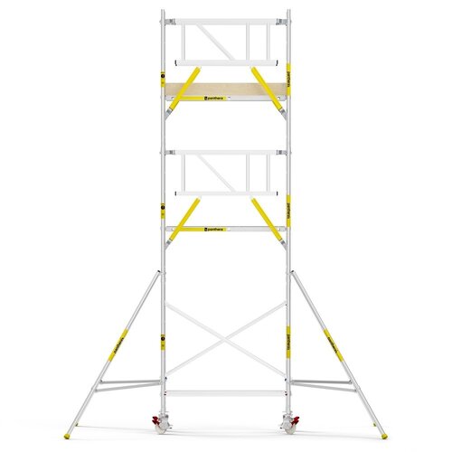 MAANDDEAL: Panthera PRO met dubbele voorloopleuning 90x185x7,2m werkhoogte