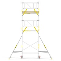 MAANDDEAL: Panthera PRO met dubbele voorloopleuning 90x185x7,2m werkhoogte carbon vloer