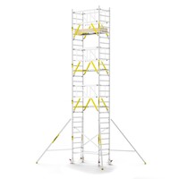 MAANDDEAL: Panthera PRO met dubbele voorloopleuning 90x185x9,2m werkhoogte carbon vloer