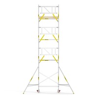 MAANDDEAL: Panthera PRO met dubbele voorloopleuning 90x185x9,2m werkhoogte carbon vloer