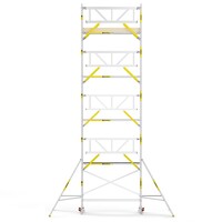 MAANDDEAL: Panthera PRO met dubbele voorloopleuning 90x245x10,2m werkhoogte carbon vloer