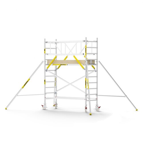MAANDDEAL: Panthera PRO met dubbele voorloopleuning 90x245x4,2m werkhoogte